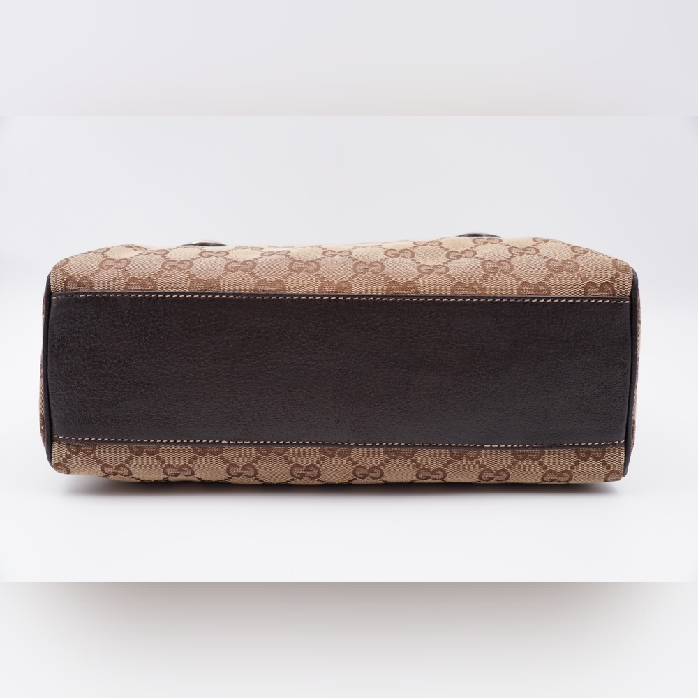 ❌️❌️SOLD❌️❌️M15❤️Gucci GG Canvas Mini Boston - Picture 7 of 15